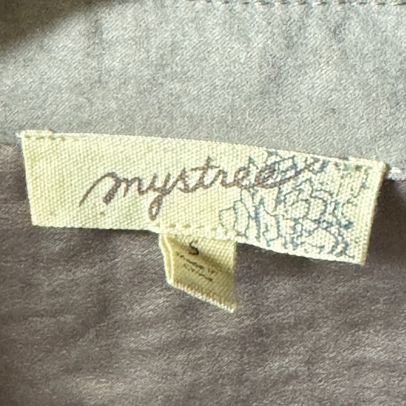 Mystree Button Down Layered Two-toned gray Lightweight Blazer Jacket Women’s Sm - Picture 4 of 6